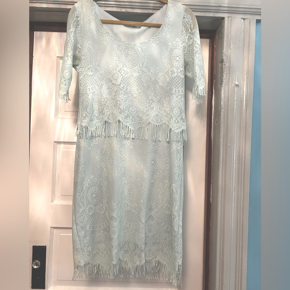 Midi lace flapper style dress